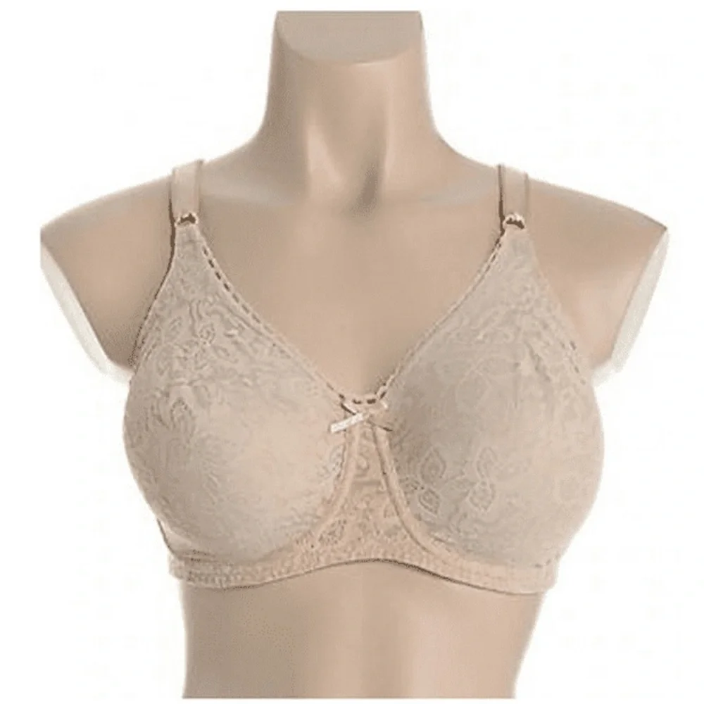 Bali 40DD Lace Bra Rosewood Smooth Lift Underwire Natural Tan Nude Beige